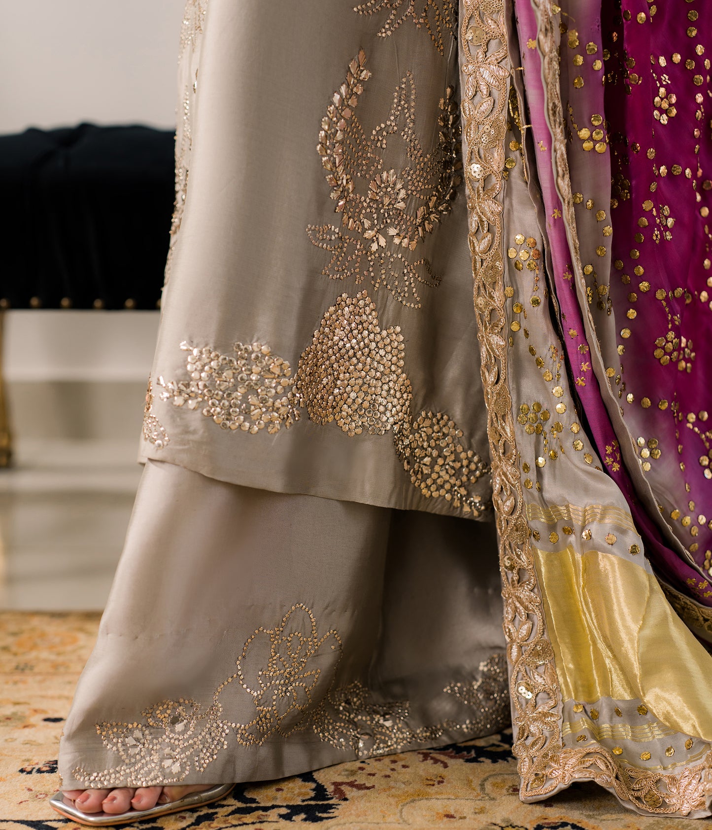 Mehtab – Kamdani & Dabka Tissue Zari Ensemble